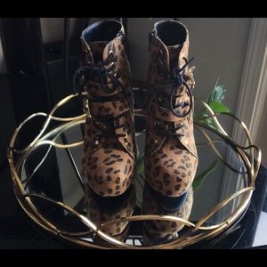 Cheetah Print Booties